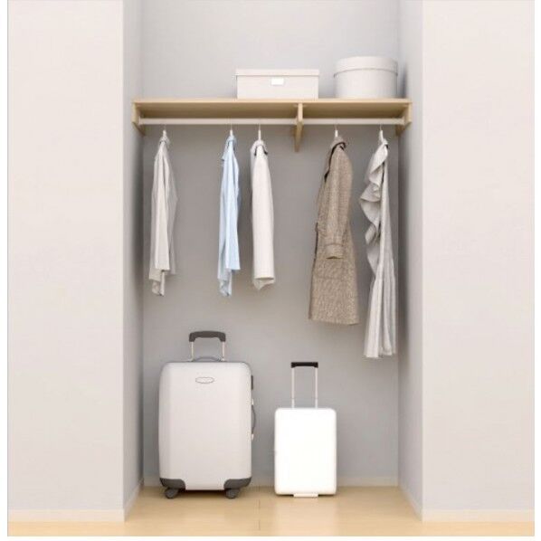 クローゼットシステム収納 ウォールゼット ノエル3 ショート仕切板 4.5尺(1.5M)・6尺