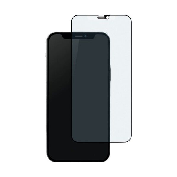 オウルテック iPhone 12/12Pro対応 液晶画面保護強化ガラス フチまで全面保護 マット ブルーライトカット OWL-GSIC61F-AB 1点