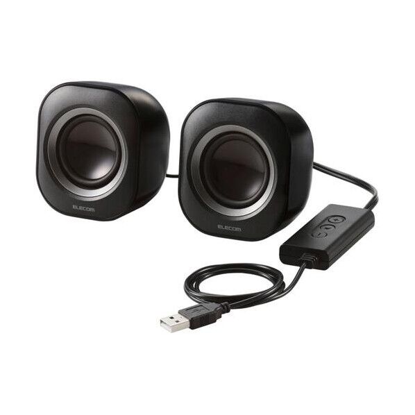  コンパクトスピーカーUSB MS-P08USB3BK 1個