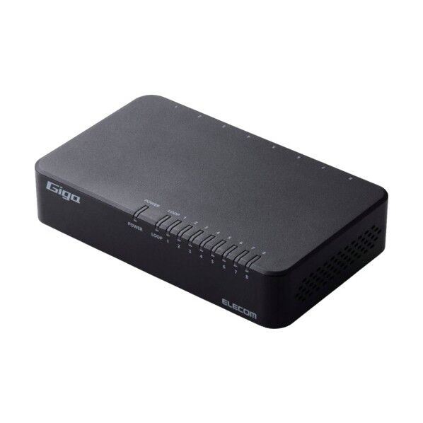  スイッチングハブ8ポート EHC-G08PA4-B 1個