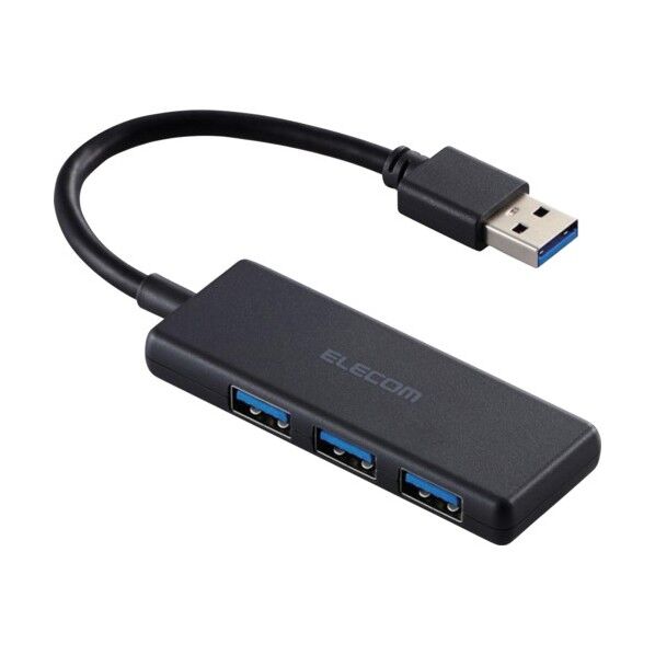  USBハブ3ポート(5Gbps) U3H-H030BK 1個