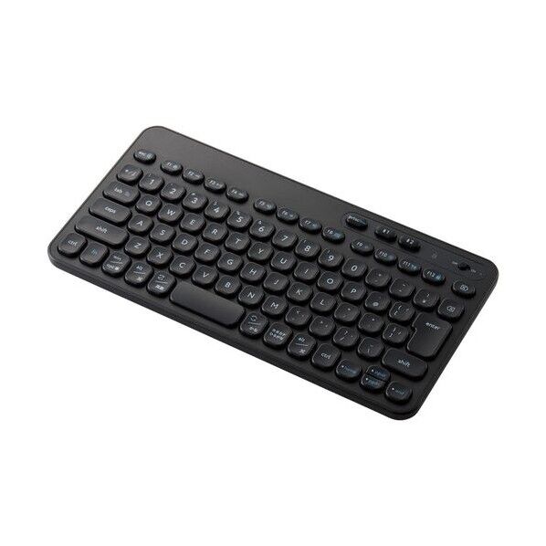  キーボードBluetoothメンブレン式コンパクトCapsLock機能無効化スイッチ搭載抗菌ブラック TK-CM10BMKBK 1個