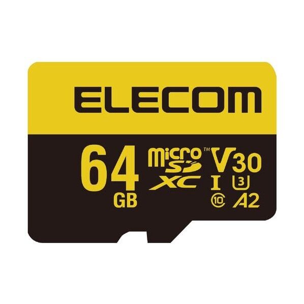 MicroSDXCカード高耐久ビデオスピードクラスV30対応UHS-IU390MB/s64GB MF-HMS064GU13V3 1枚