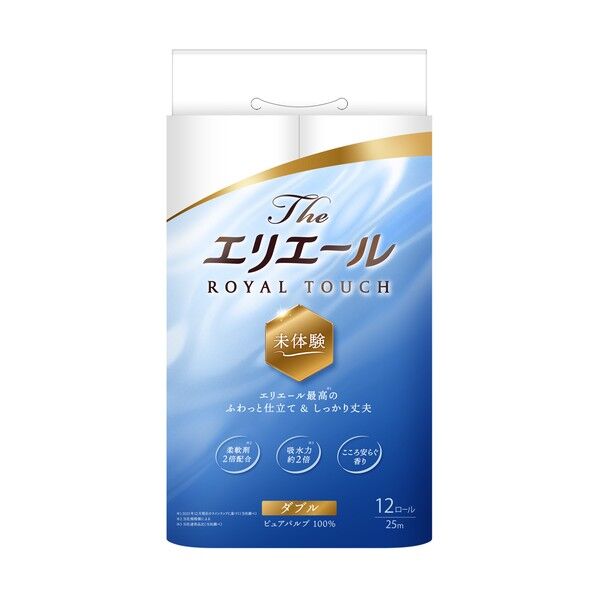 Theエリエールトイレットティシュー ダブル12R 21001153 6PK...