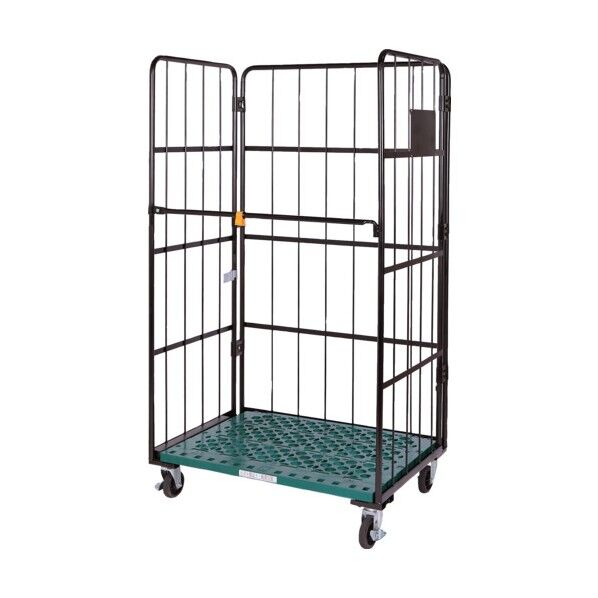 カゴ車 オリコン4個載せハイテナー1130X800X2000 樹脂底板 THTXJ8011.320C 1台...