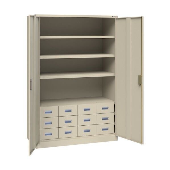  スーパーヘビーキャビネット 3枚棚･引出小12個 SHC-603M12S 1点...