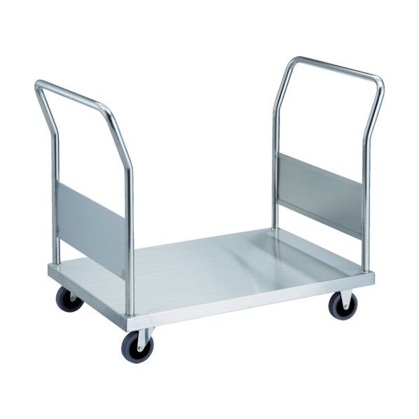  ステンレス台車 オールステン両袖台車 800X450 Φ100 帯電防止U車輪 AS-3W-100TBU 1点...