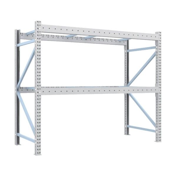 重量パレットラック3トン 2300X1000XH2000 2段 単体 3D-20B23-10-2 1点...