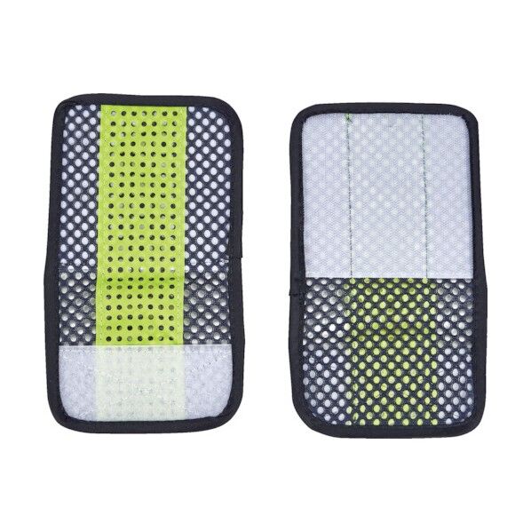 メッシュ安全ベスト ウエスト延長パッド 紺*イエロー TMVE-BY 1点...