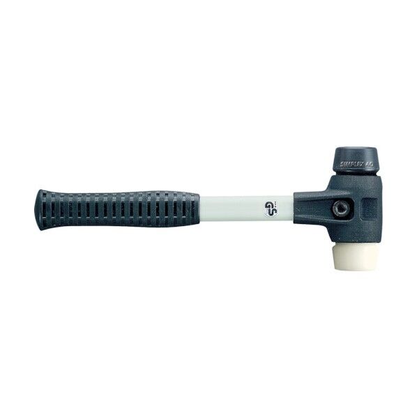 シンプレックス・ハンマー ゴム複合材(黒) ナイロン(白) 径40 3728.040 1点