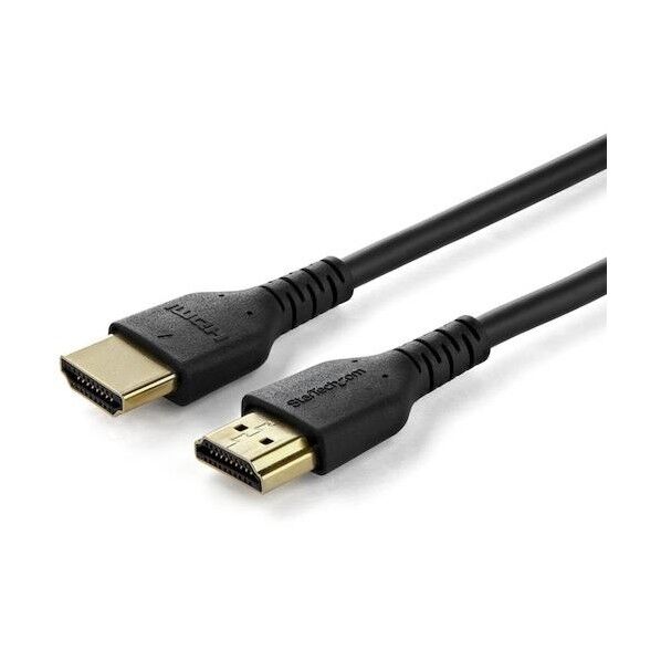 HDMI 2.0ケーブル/1m/4K60Hz/強化アラミド繊維/オス・オス/BK RHDMM1MP 1本