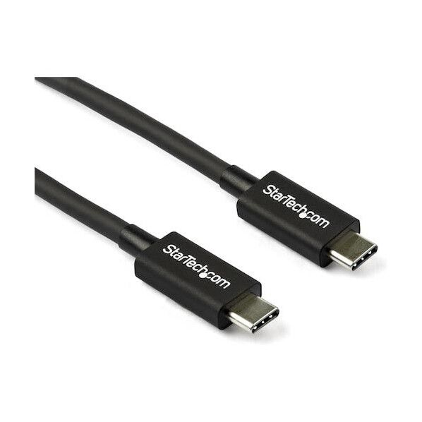 Thunderbolt 3 ケーブル/80cm/USB-C, DP互換/40Gbps/ブラック