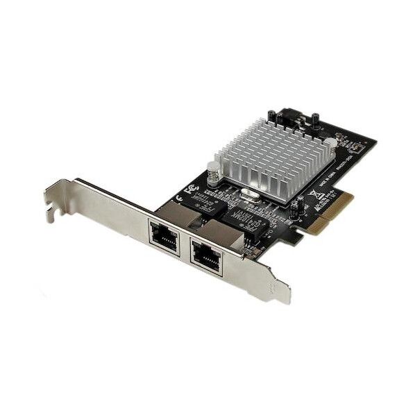 LANカード/PCI Express/x4/2x RJ45/10/100/1000 Mbps