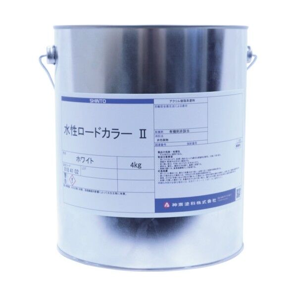 シントーファミリー 水性ロードカラー2 マルーン 4kg 8184183-04 1点