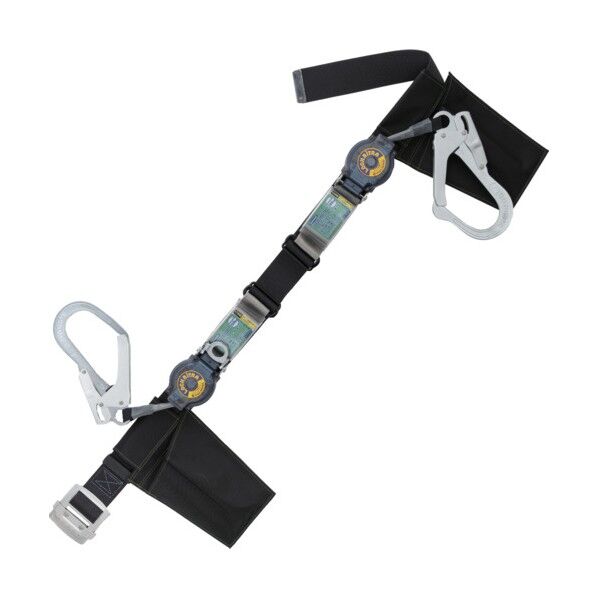 胴ベルト型墜落制止用器具 2丁掛けセット仕様 TB-2-ORL593-ORL5931-BLK-M-BX 1本...