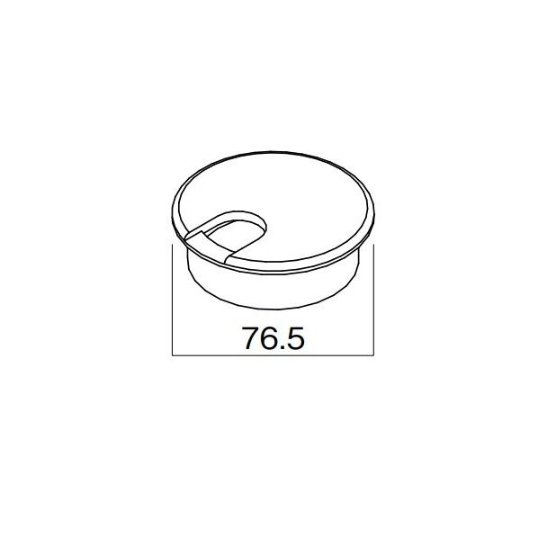 南海プライウッド 配線孔キャップ φ76.5 ホワイト LCA-WH 1セット