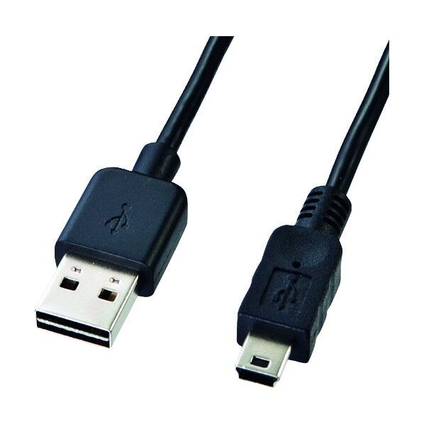 サンワサプライ 両面挿せるミニUSBケーブル(ミニB) KU-RMB505 1点