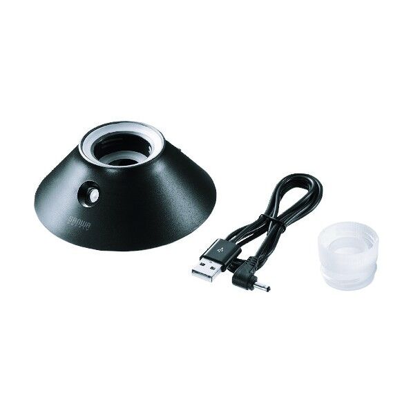 USB加湿器(ペットボトル差し込みタイプ)ブラック USB-TOY92BK 1点