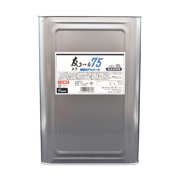友和 友コール 75 ラミネート缶 18L 400746 1個