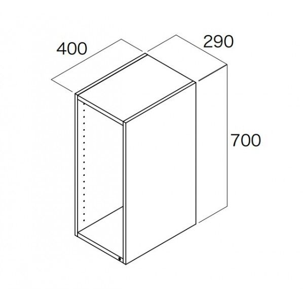 ランドリーユニット収納 ラクリア サイドボックス