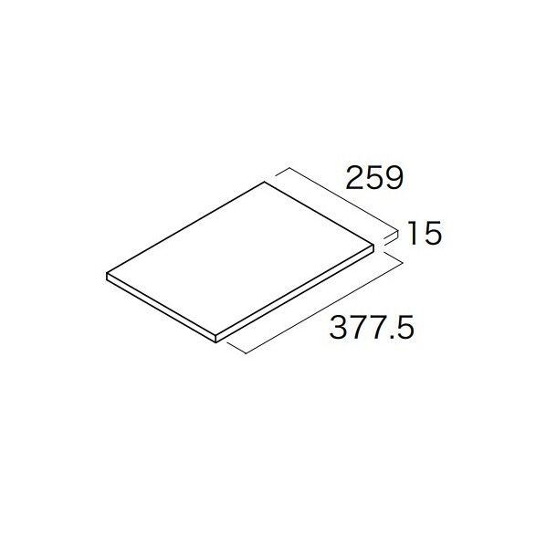ランドリーユニット収納 ラクリア サイド可動棚(サイドボックス用)
