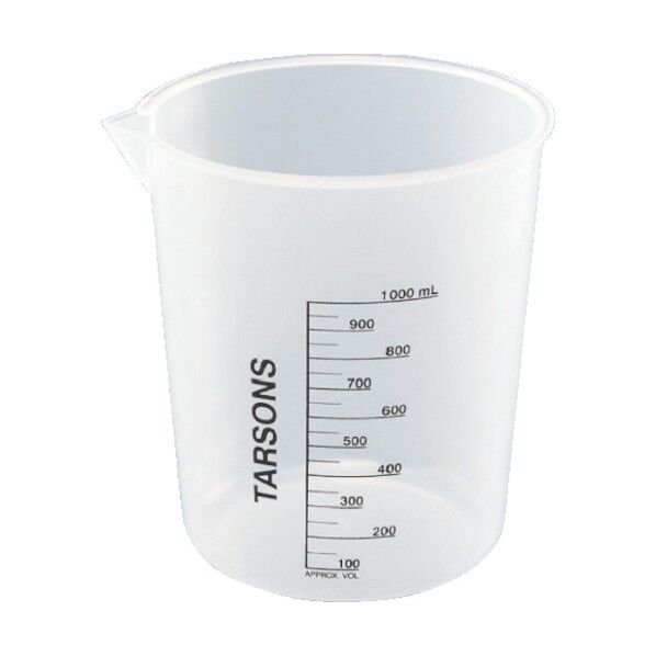 TARSONS ビーカー PP製 100mL 421020 1点