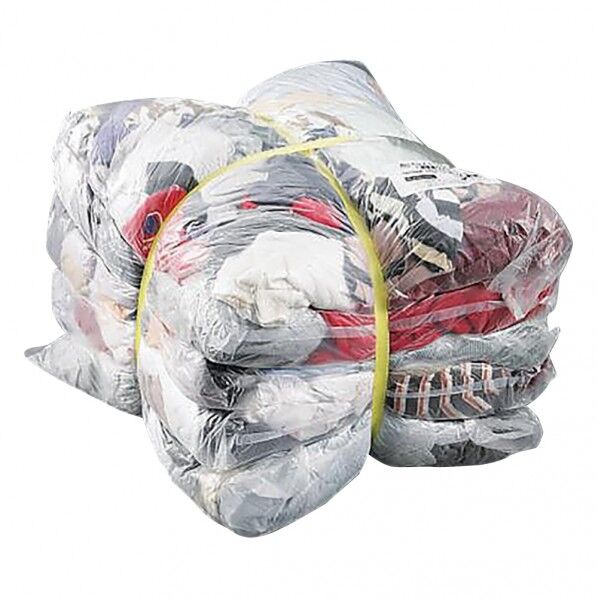 エコノミーウエス(油専用ウエス)雑色 1セット(2kg×5袋入)W0272 3-1870-01 1点