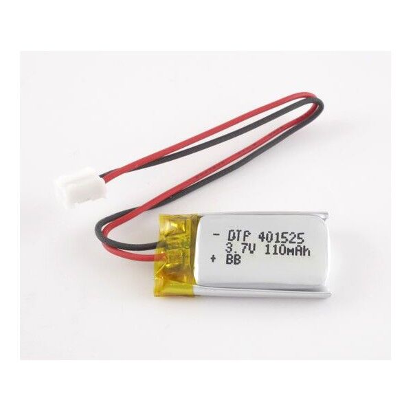 リチウムイオンポリマー電池 3.7V 110mAh  DTP401525(PHR2) 63-3112-77 1個