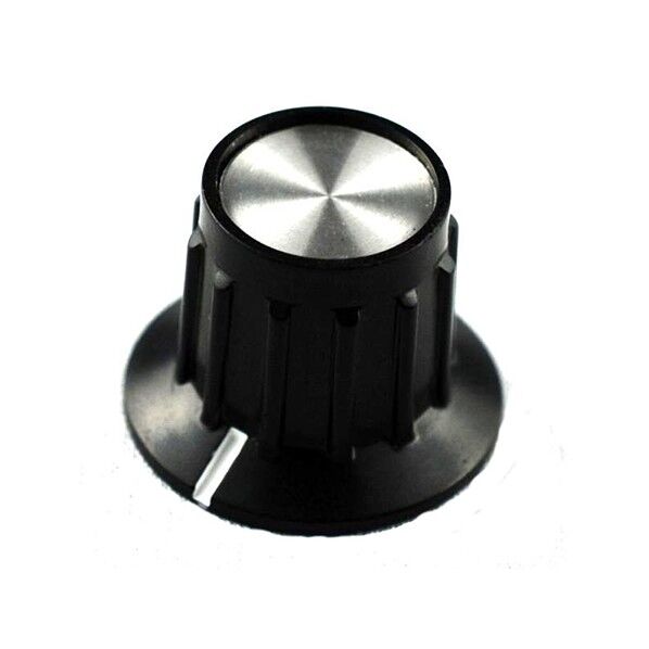 ツマミ 20Φ CP-Z1-MB6-S(6.1)W7 黒 63-3113-34 1個