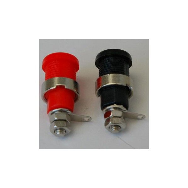 テスターリードソケット赤黒 JL-0251 63-3124-61 1個