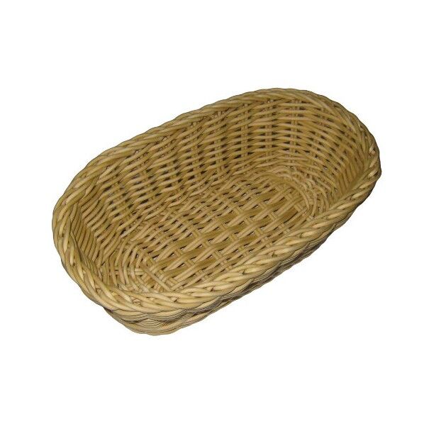 ザリーン社 PP製 オーバルバスケットS ナチュラル 109301  2300600 63-7151-86 1個