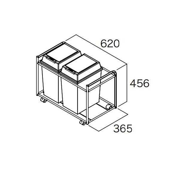 収納材 ダストワゴンセット