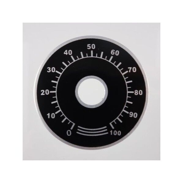 ボリュームプレート(直径38mm、黒) 38VP-B 64-5582-10 1個