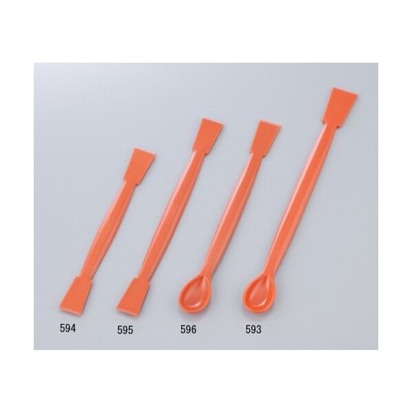スパーテル 両端ヘラ 180mm 595 2-3956-02 5本