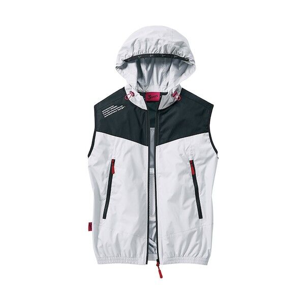 マウンテンパーカータイプの空調服ベスト シルバー SS 54130 1点