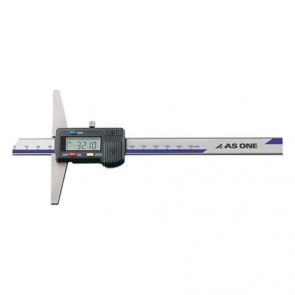 アズワン デジタルデプスゲージ(測定範囲150mm) 校正証明書付 DPG150 1点