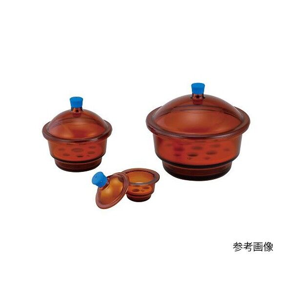 ガラスデシケーター(褐色)   3084041 Φ100mm 4-2782-01 1個