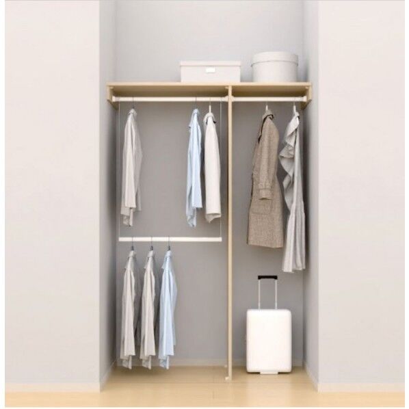 クローゼットシステム収納 ウォールゼット ノエル3 4.5尺(1.5M)