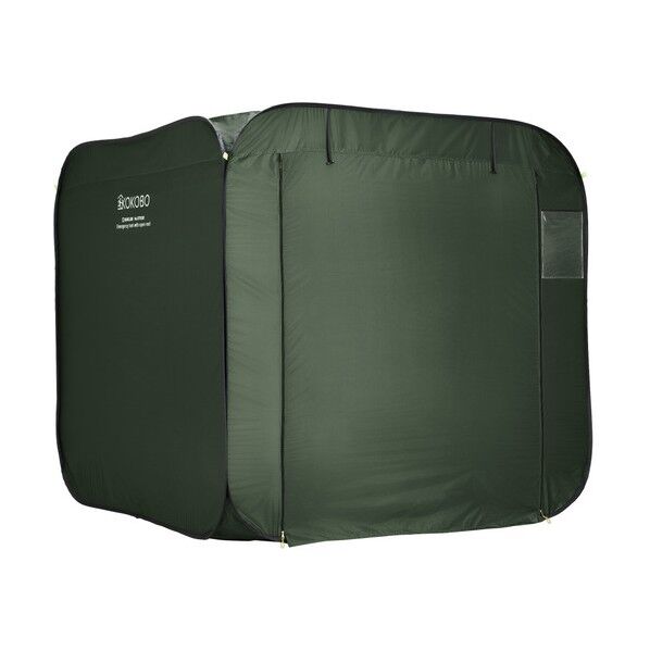 屋根が開く防災テント