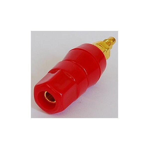 スピーカーターミナル 赤 12Φ穴 パネル用  JL-0257-R 63-3105-26 1個