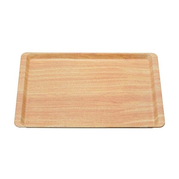 木目調ABSトレー(長角盆)薄木目 NS M44-366 4144921 63-7173-45 1点