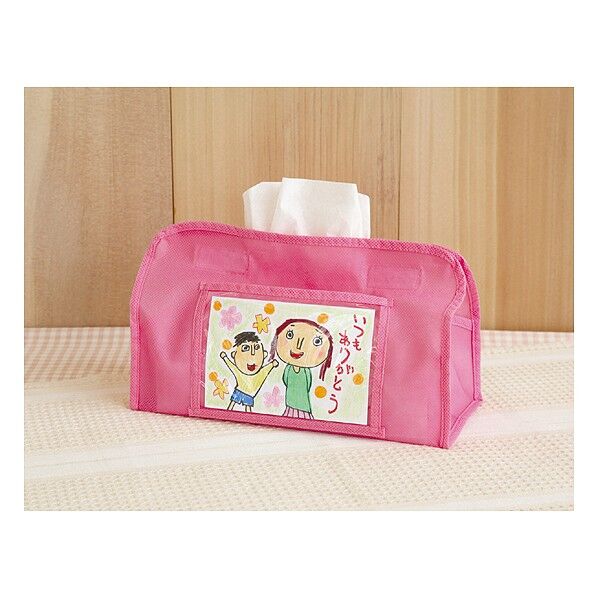 プレゼントティッシュカバー(ピンク)