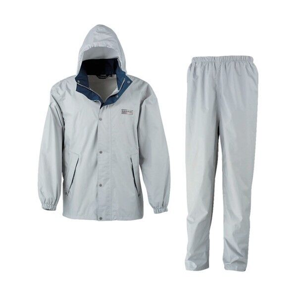エントラントレインスーツ2シルバー4L1着