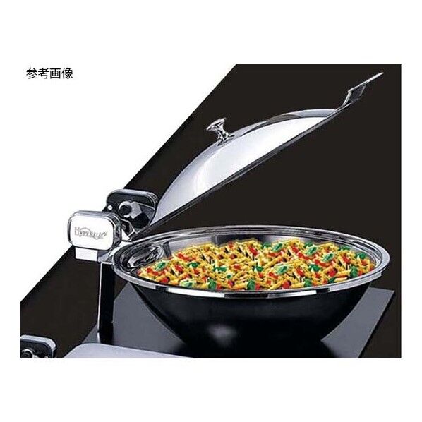 ハイパーラックス 中華電磁サーバー ガラス蓋タイプ(ノーマルヒンジ)641GL 3883100 63-7160-30 1点