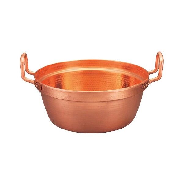 EBM 銅 段付鍋 錫引きなし 33cm 20610 63-7108-18 1点