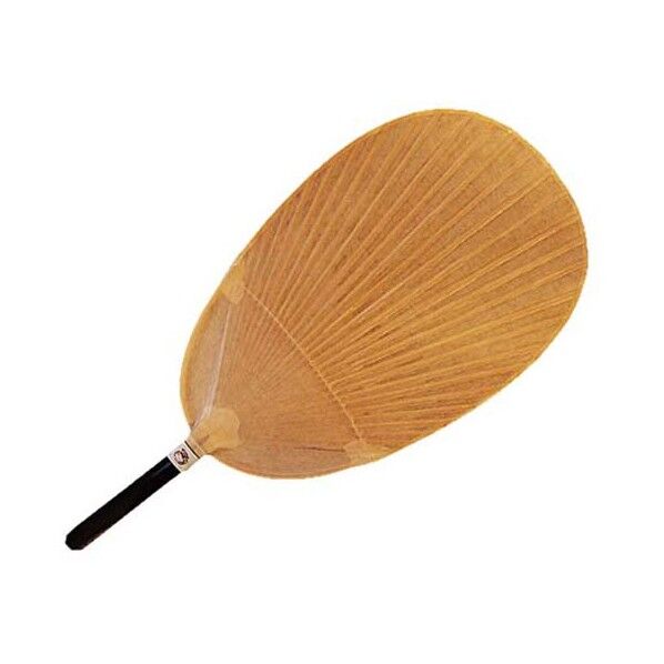 渋うちわ(小判)42673 1994750 63-7139-82 1点