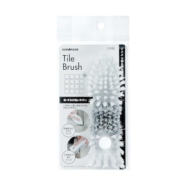 MK タイルブラシVカット 5.5×4.5×16.5cm BS-403 1個