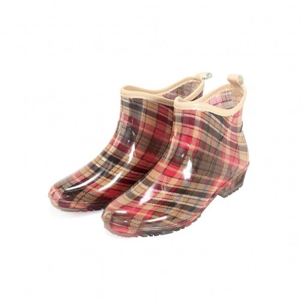 ショートレインフﾞーツSチェックロースﾞ