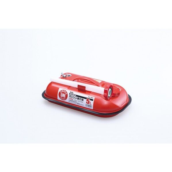 ガソリン携行缶 5リットル 本体サイズ 402.4(W)×252.3(D)×122.5(H)mm 1651 1点