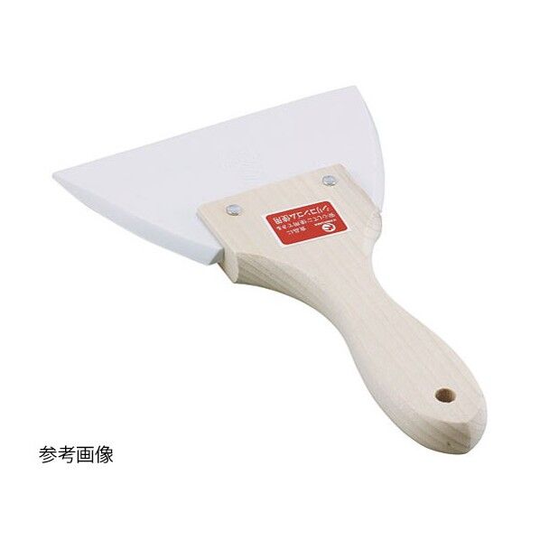 木柄三角シリコンゴムヘラ 長柄 小 62-8196-26 1点